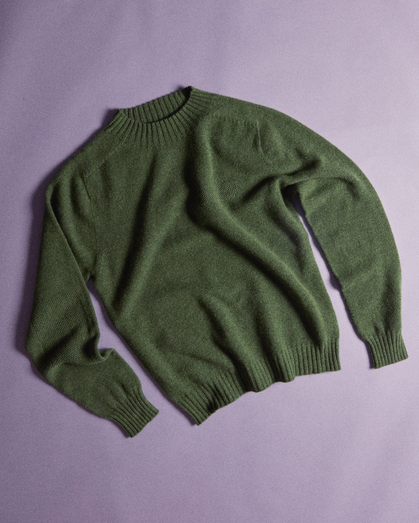 KN-00001-WS62 - Shadow Patch Mock Neck