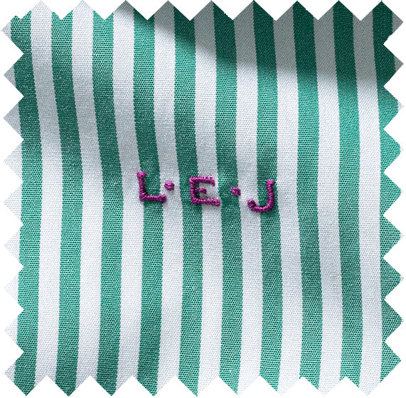 D35 - Green / White Utility Poplin