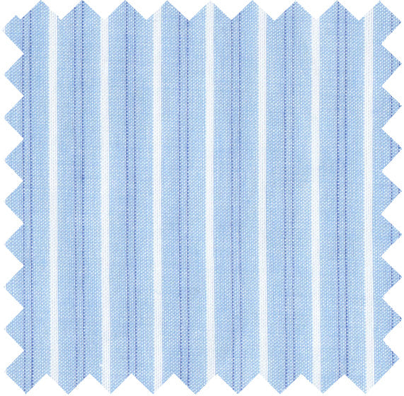 L444S - Blue / White Parachute Voile