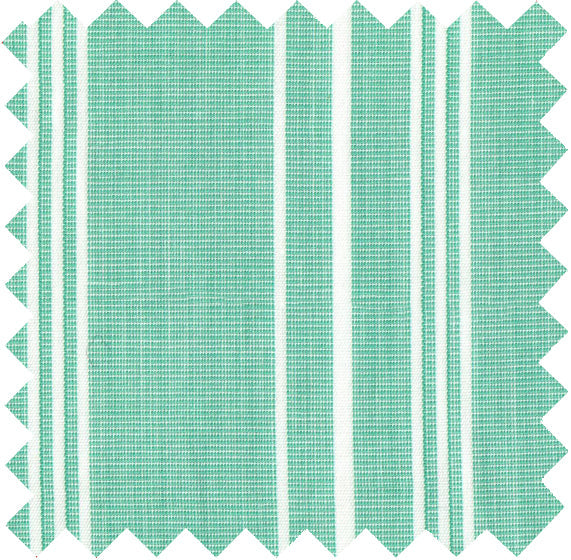 D56S - Green / White Draftsman's Poplin