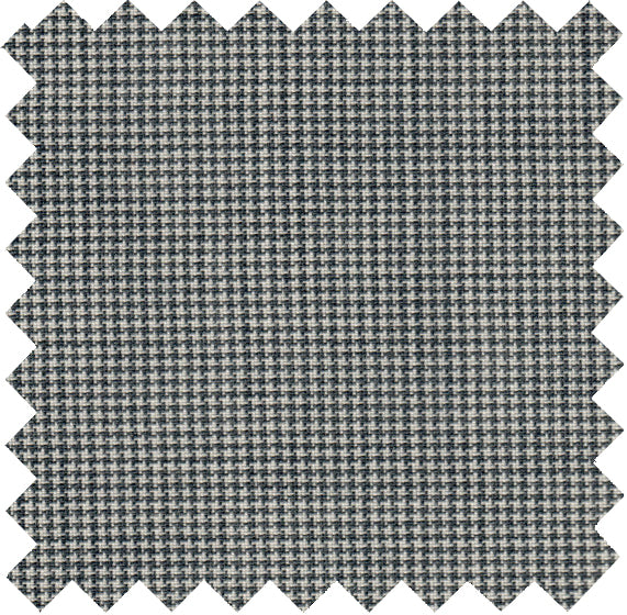 W1B - Black/White Fine Wool Puppytooth