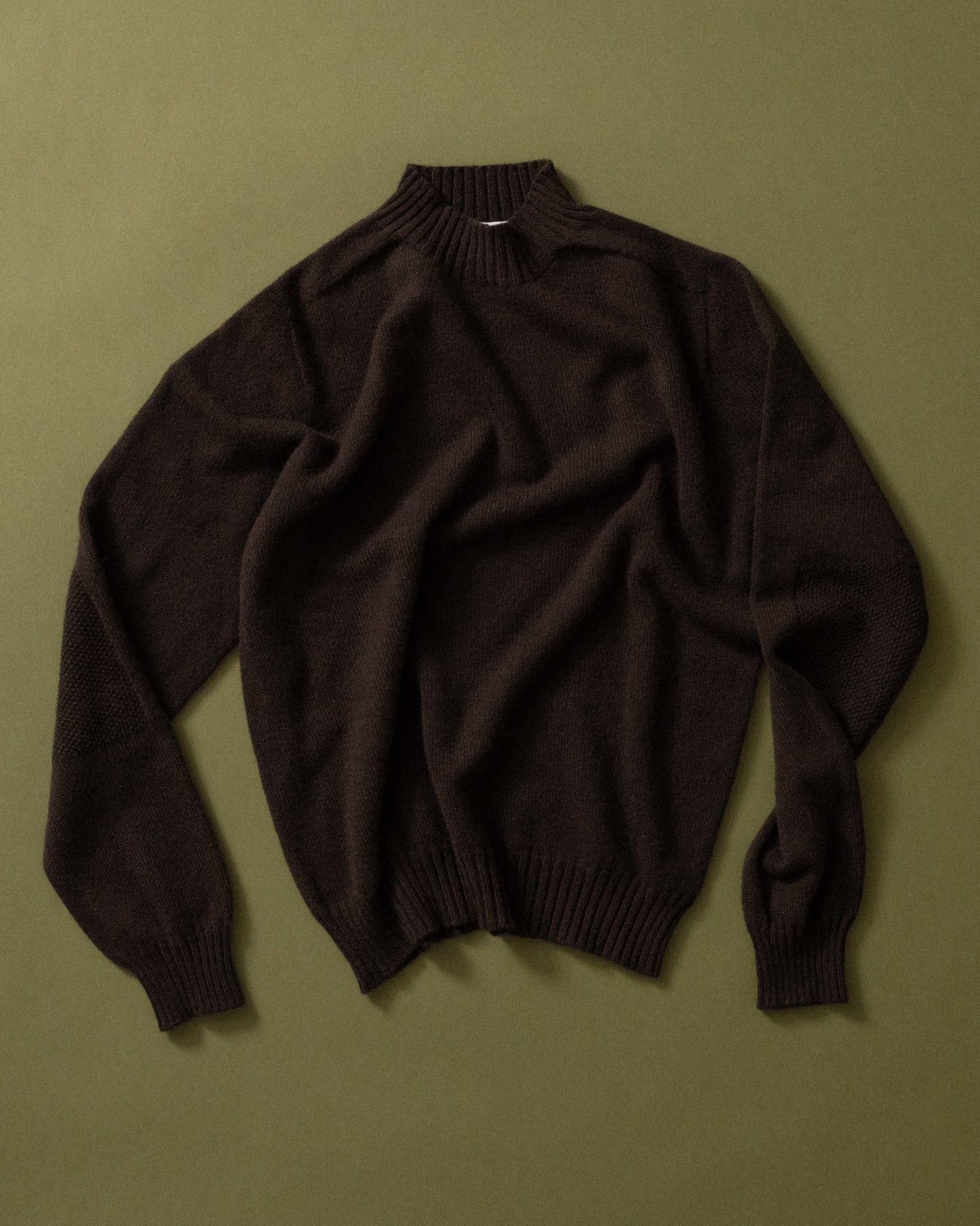 KN-00001-WS6 - Shadow Patch Mock Neck