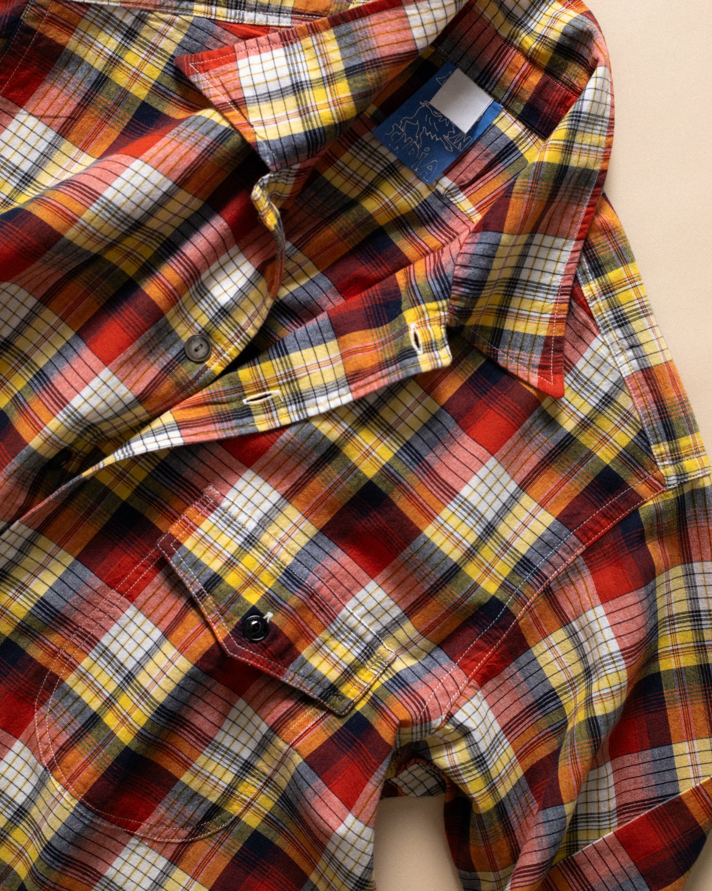 NU-00066-MD9 - Madras Throwdown Shirt