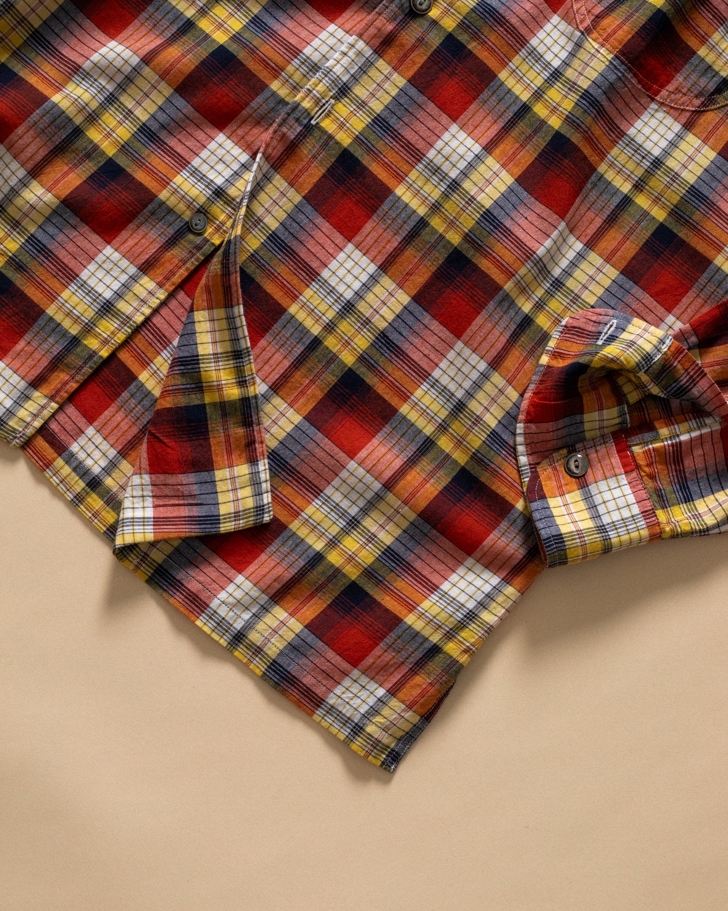 NU-00066-MD9 - Madras Throwdown Shirt