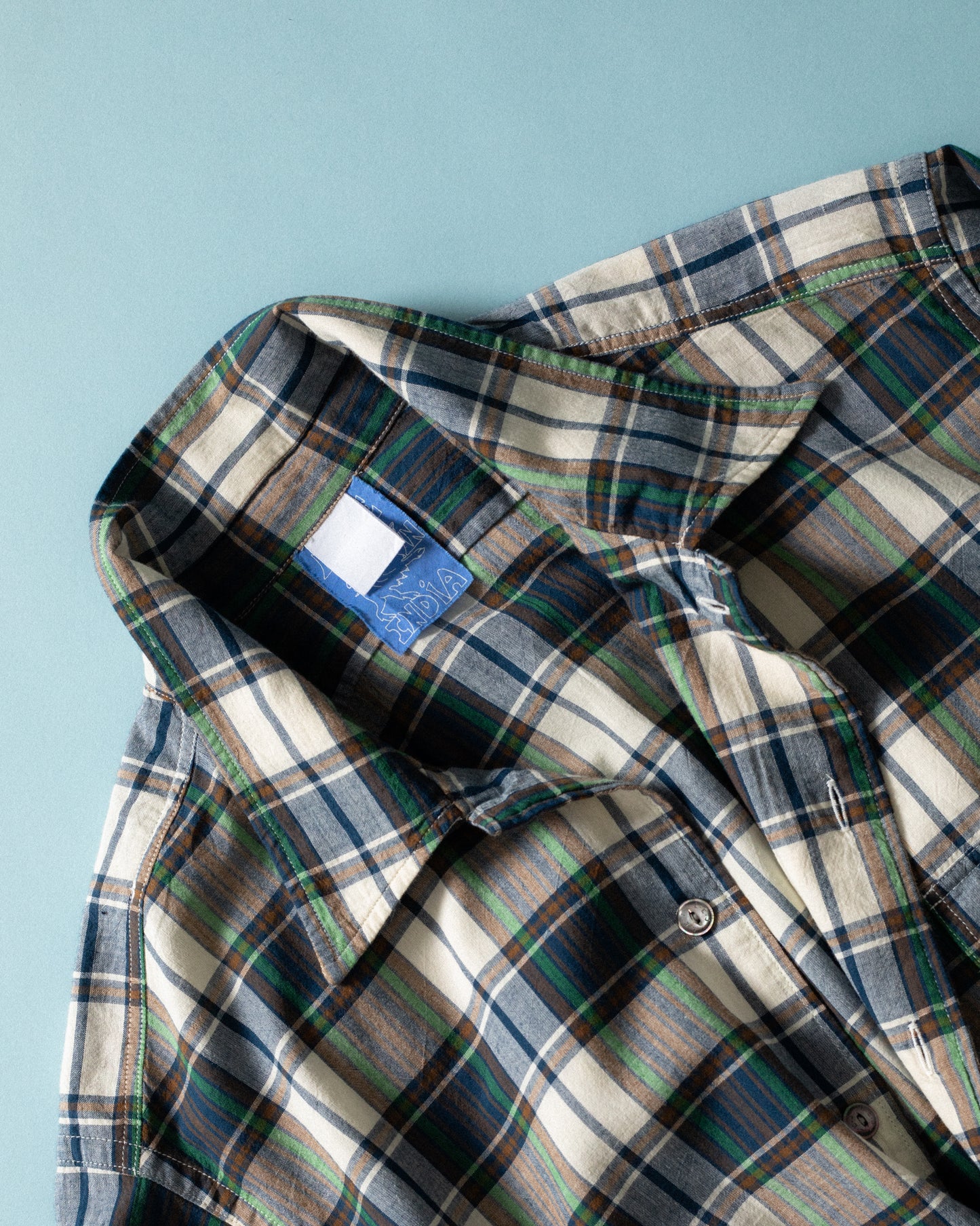 NU-00066-MD11 - Madras Throwdown Shirt