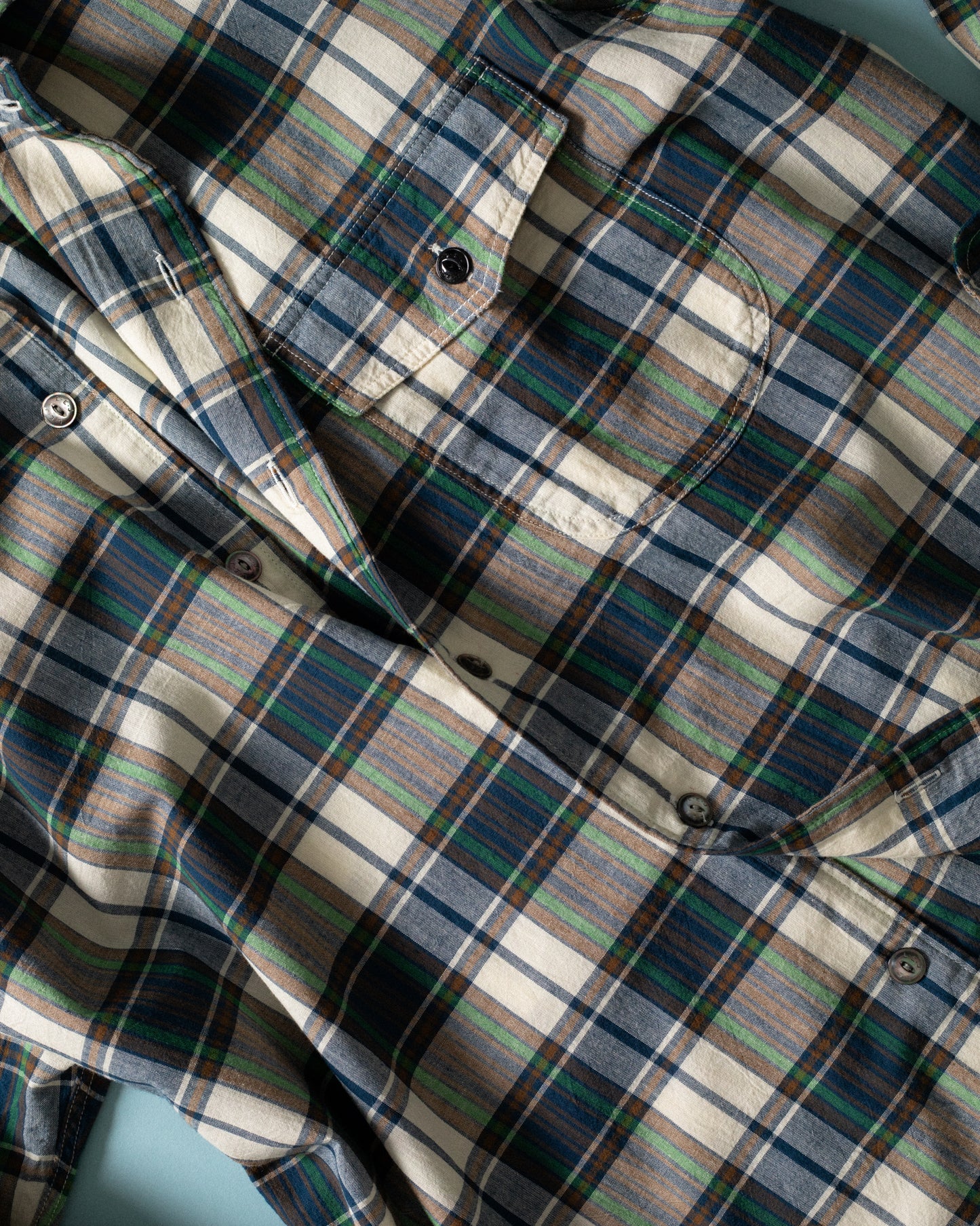 NU-00066-MD11 - Madras Throwdown Shirt