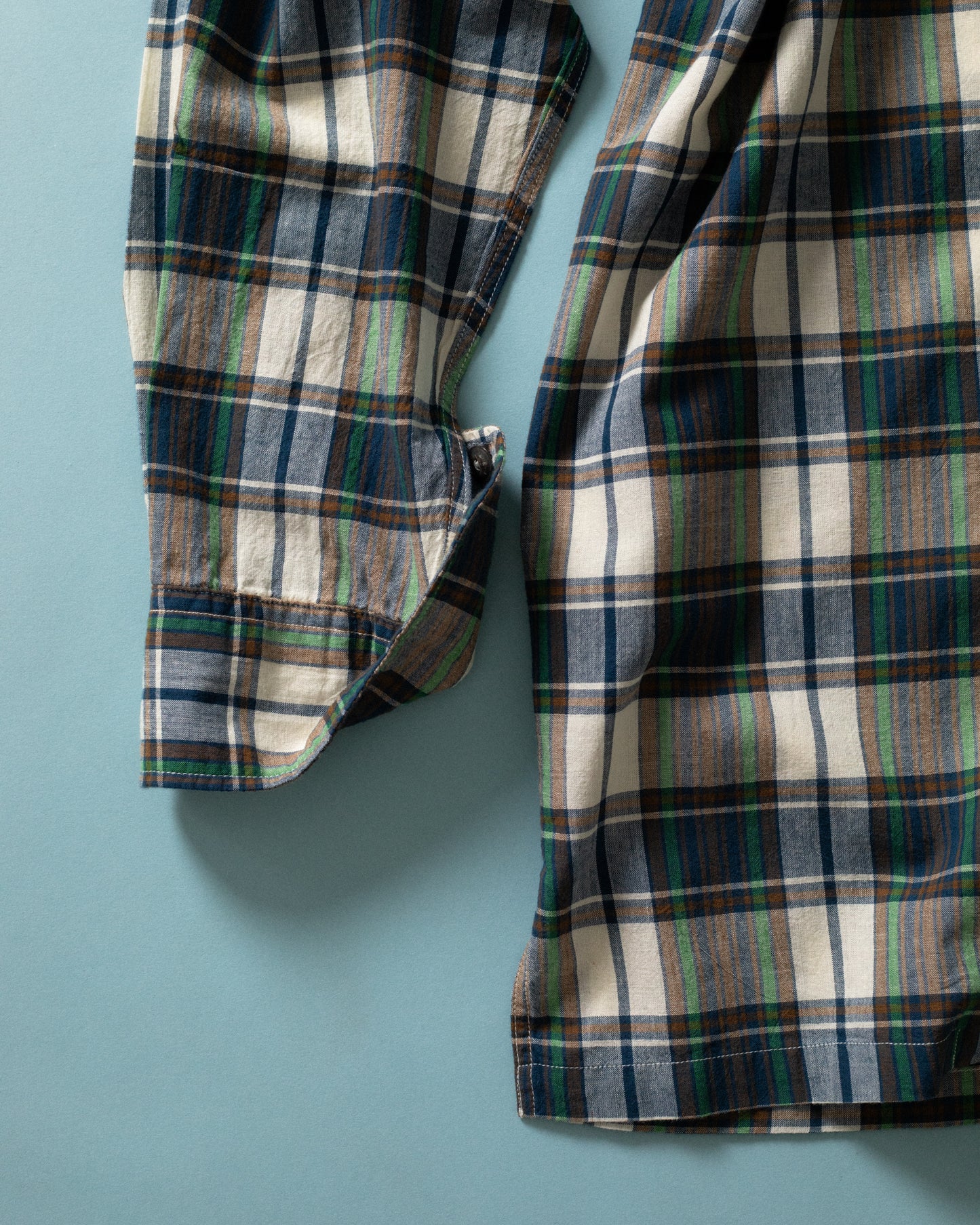NU-00066-MD11 - Madras Throwdown Shirt