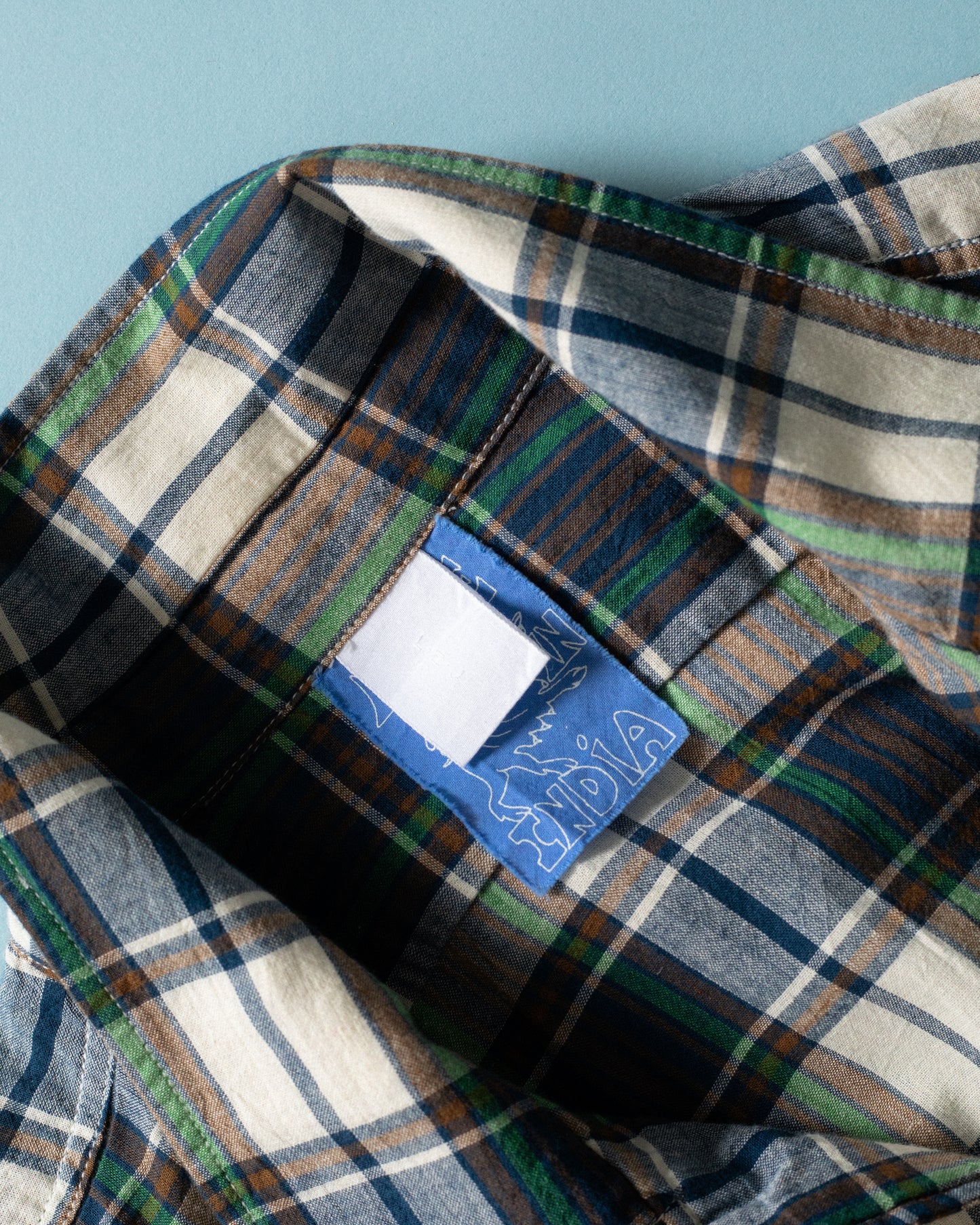 NU-00066-MD11 - Madras Throwdown Shirt