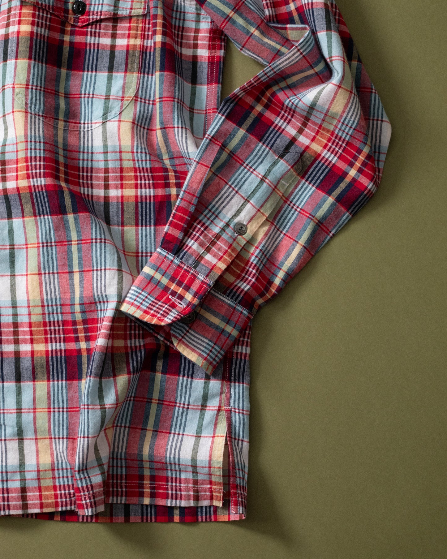 NU-00066-MD3 - Madras Throwdown Shirt