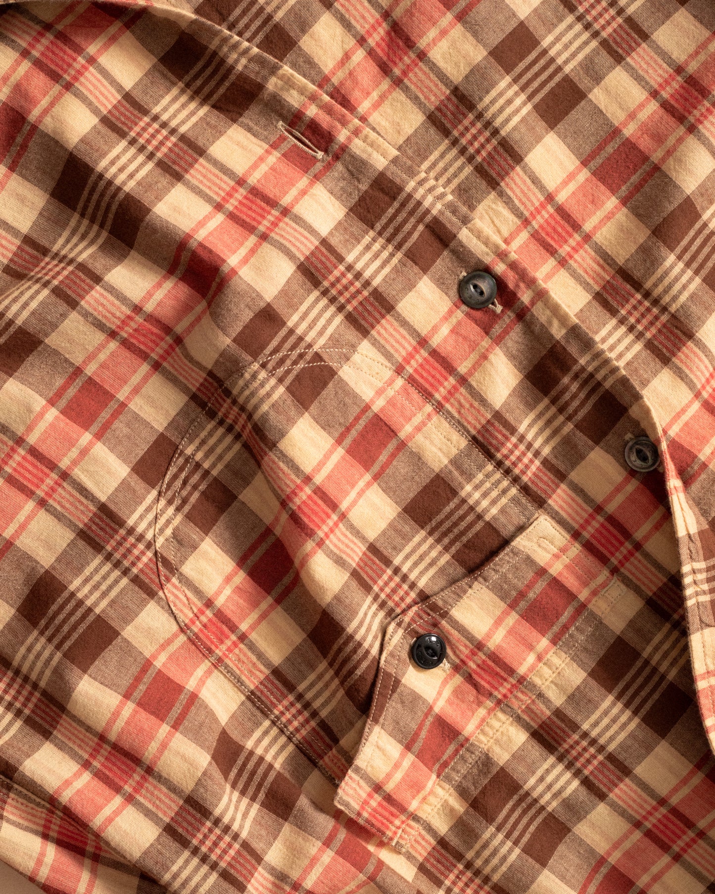 NU-00066-MD5 - Madras Throwdown Shirt