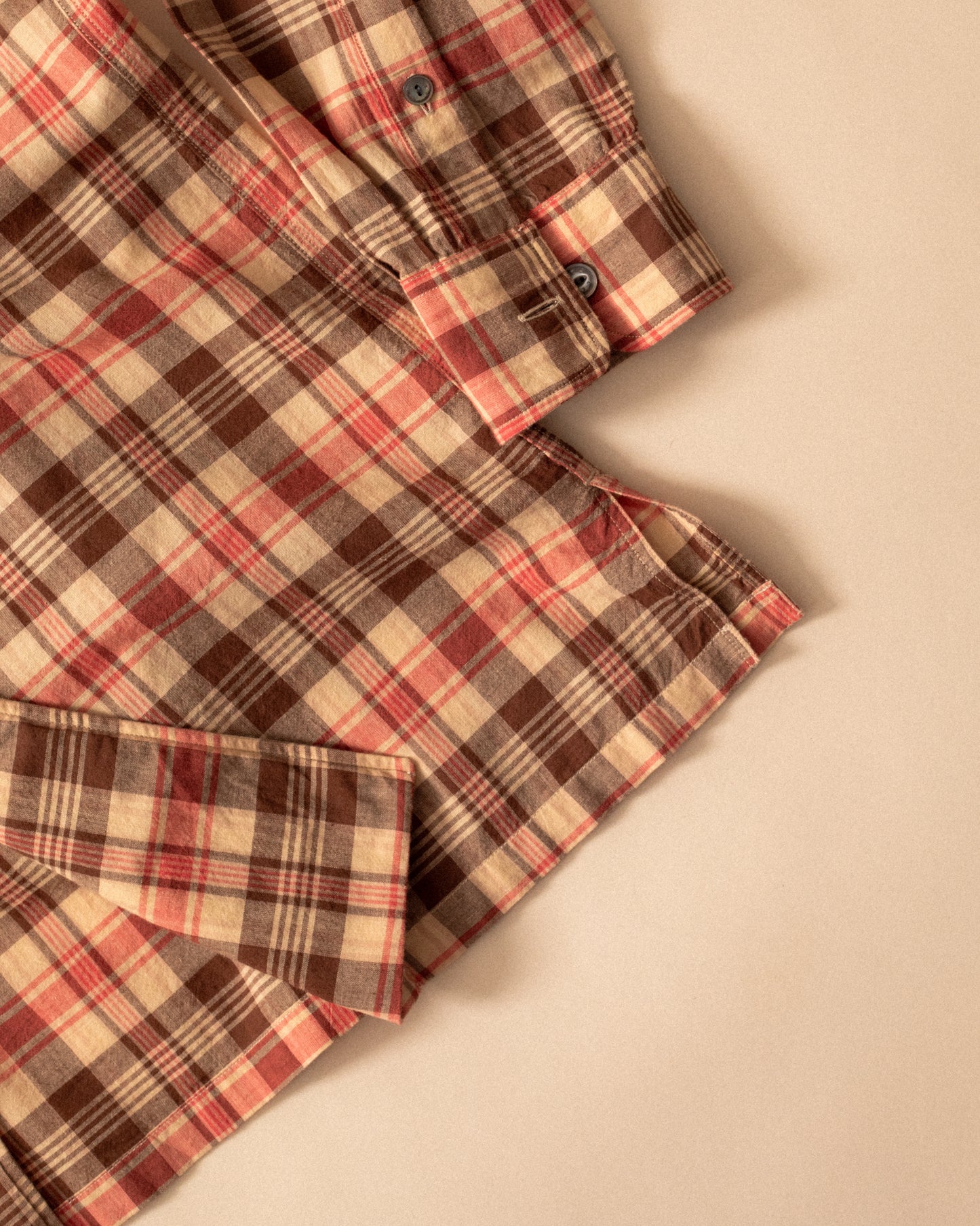NU-00066-MD5 - Madras Throwdown Shirt