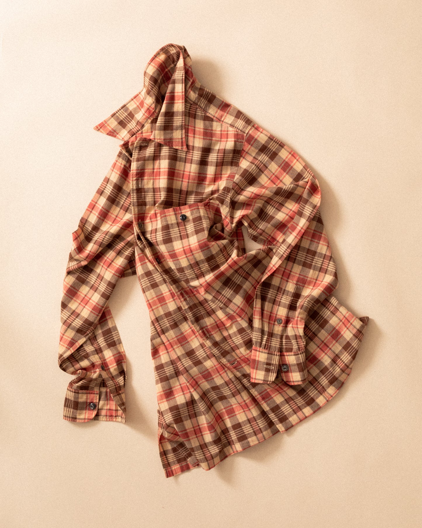 NU-00066-MD5 - Madras Throwdown Shirt