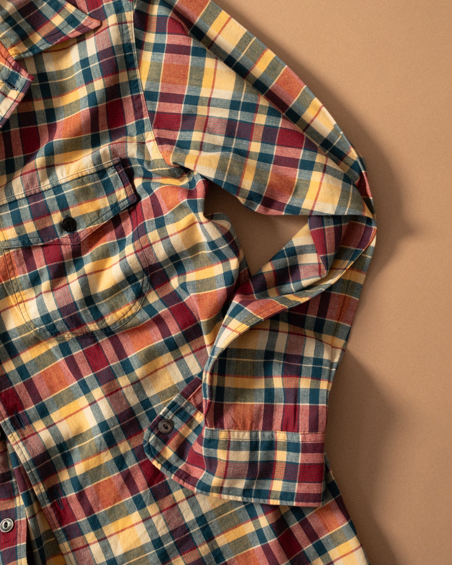 NU-00066-MD1 - Madras Throwdown Shirt