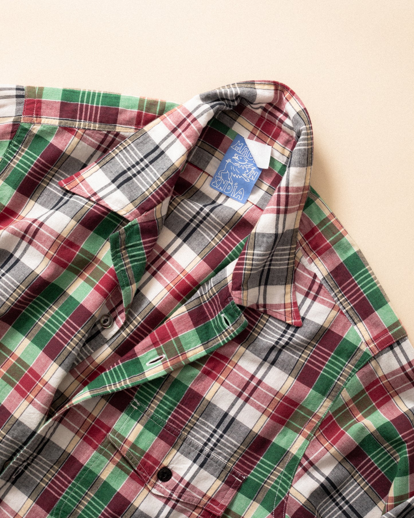 NU-00066-MD2 - Madras Throwdown Shirt