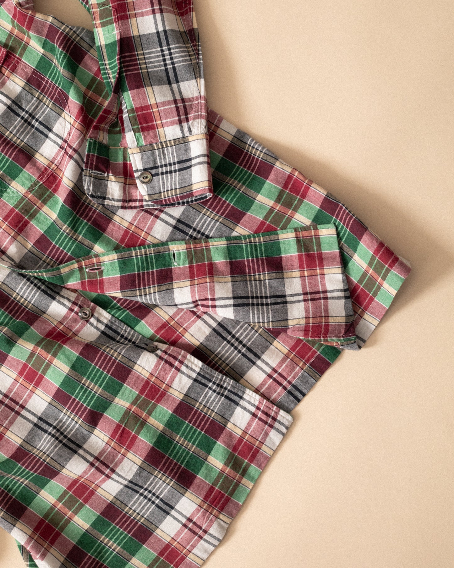 NU-00066-MD2 - Madras Throwdown Shirt