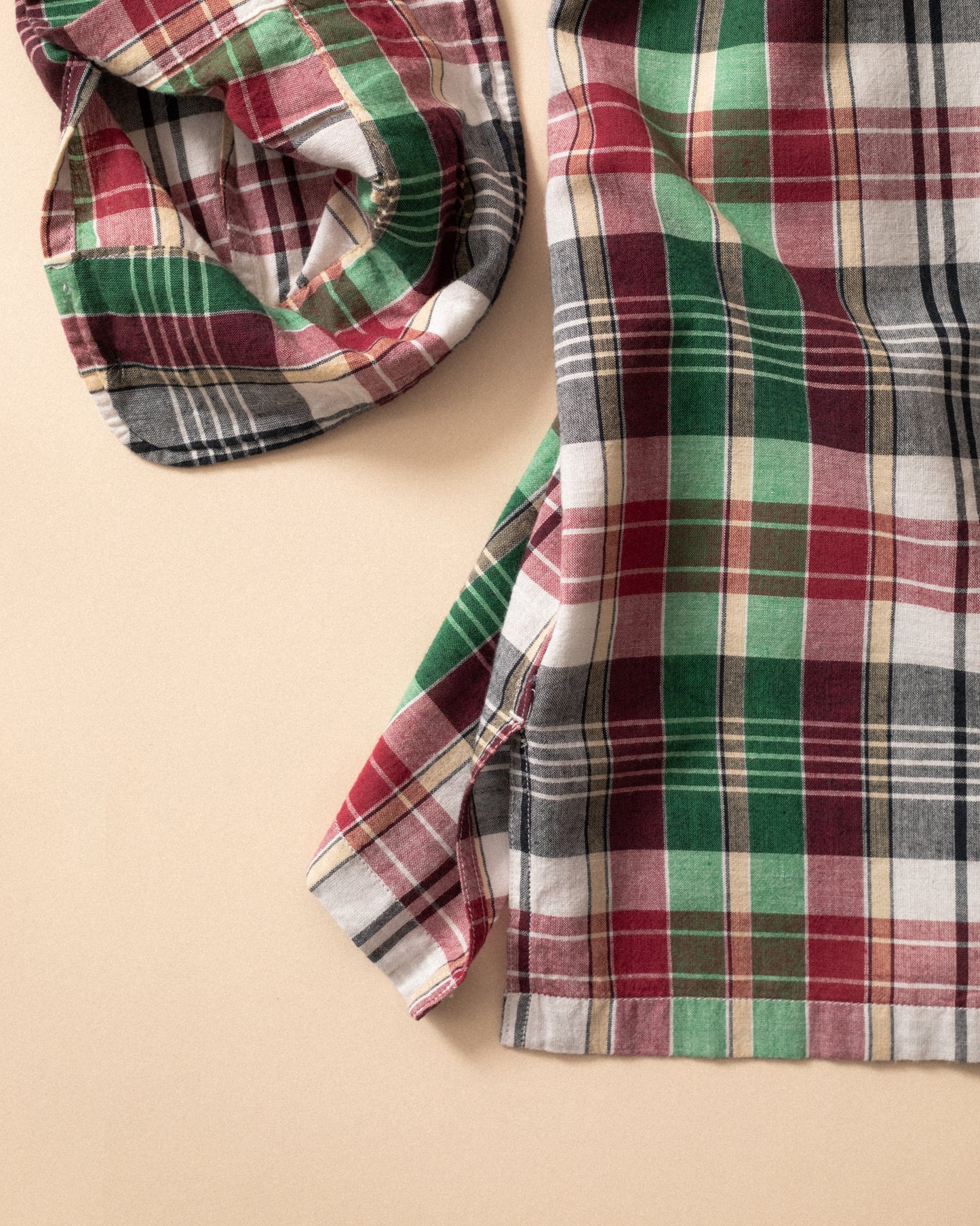 NU-00066-MD2 - Madras Throwdown Shirt