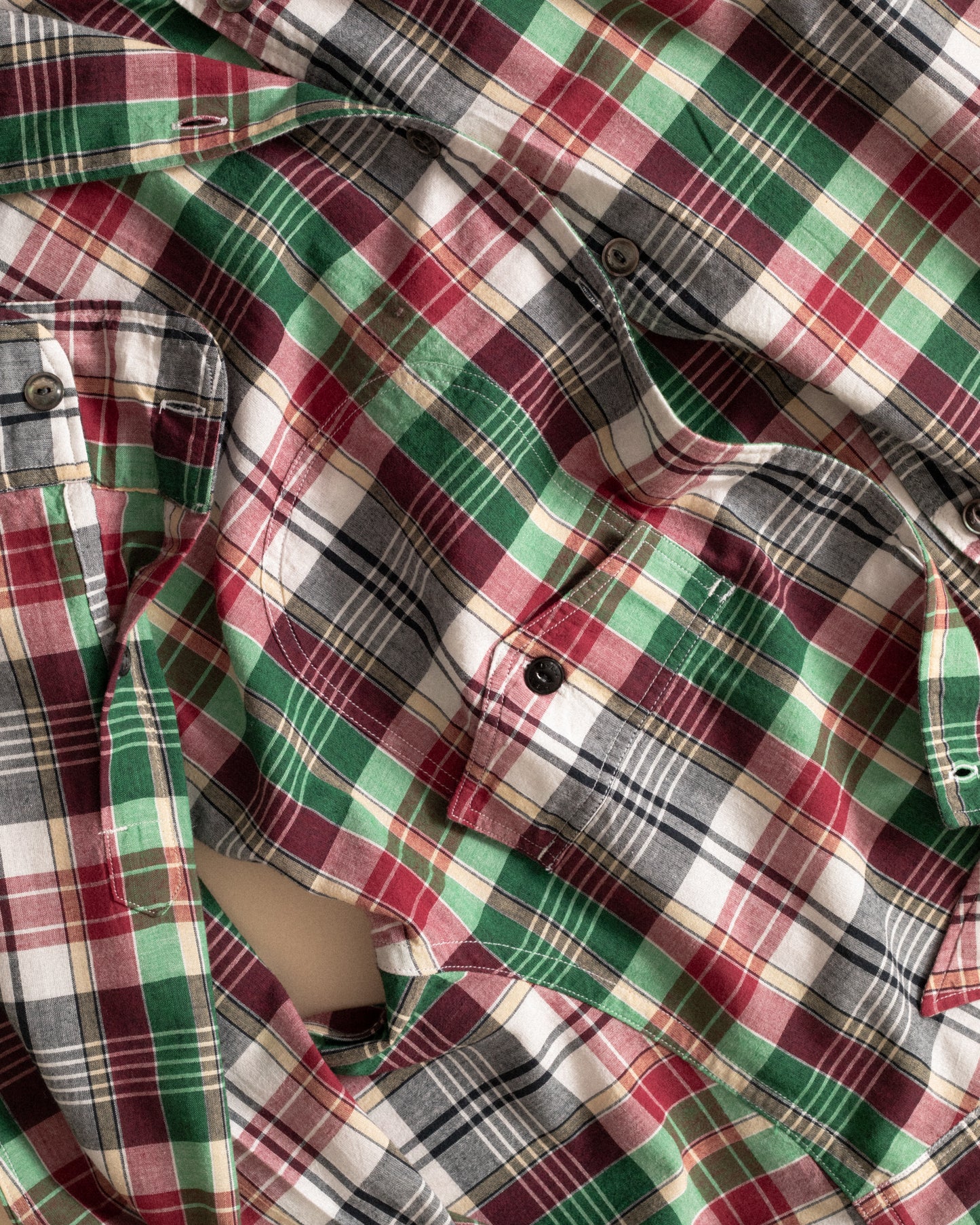 NU-00066-MD2 - Madras Throwdown Shirt